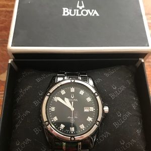 Bulova Men’s Black/Chrome watch